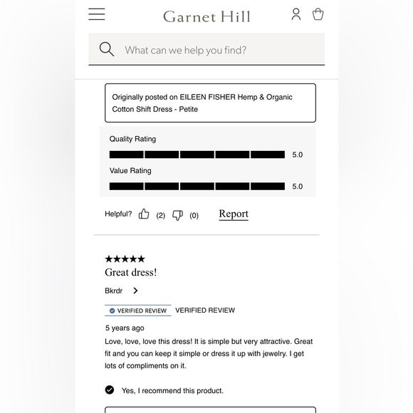 Eileen Fisher Hemp and Organic Cotton ministripe chambray shift Dress S - Picture 11 of 14